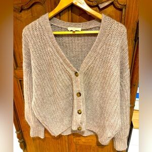 Sezane Achille Cardigan - Size S - Light Beige